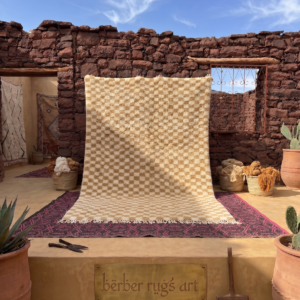 Handwoven Mrirt Rug – Abstract Tribal Art 300 x 210 cm